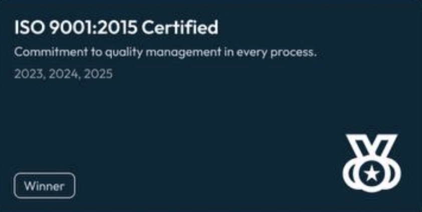 ISO 9001:2015 Certified